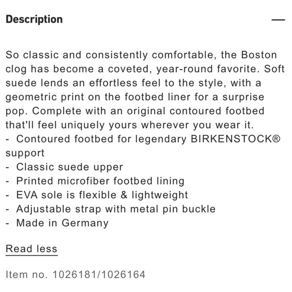 Birkenstock Boston Suede Leather Clog Slip Ons Shoes Latte Cream - Picture 9 of 9